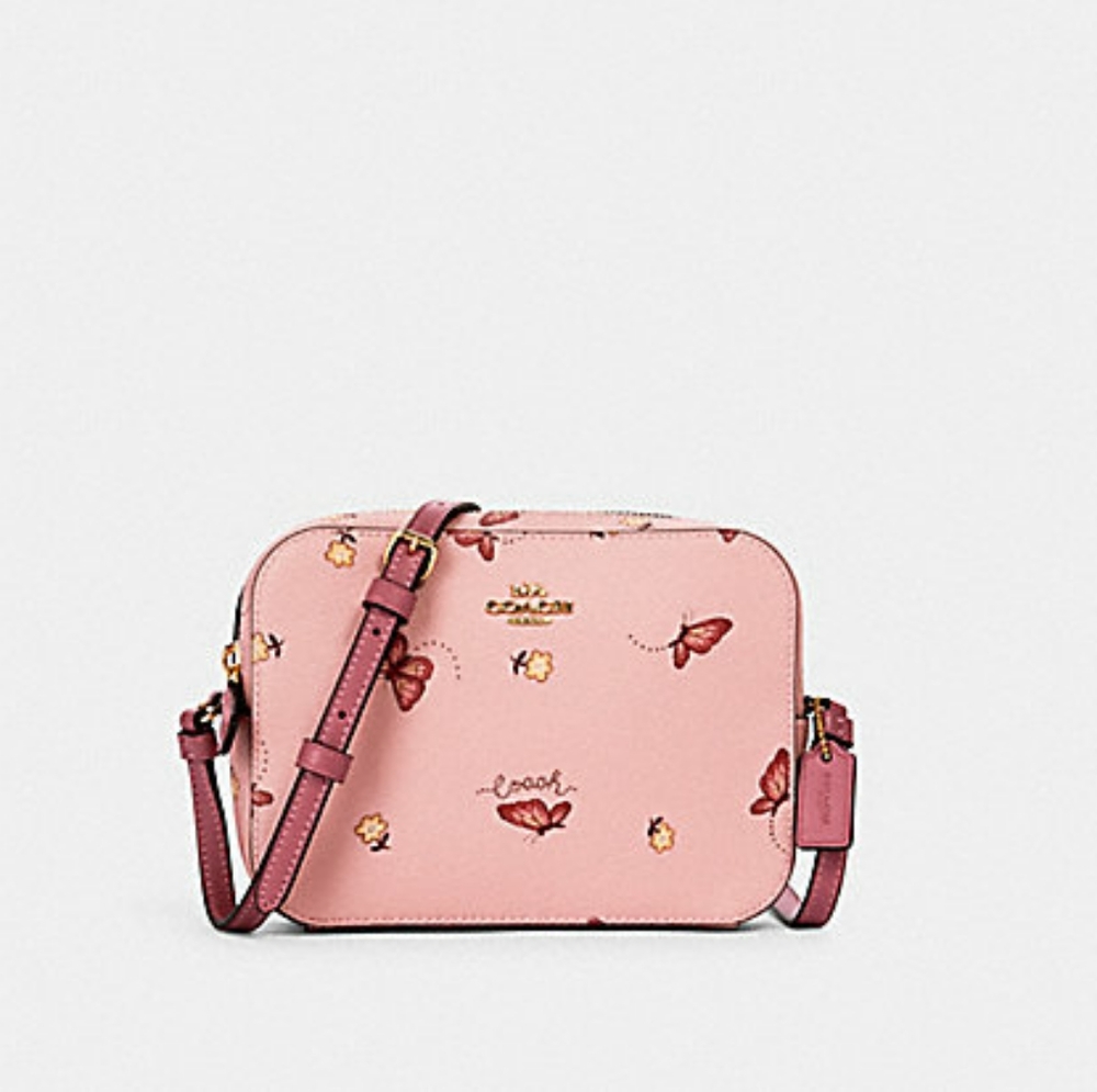 MINI CAMERA BAG WITH BUTTERFLY PRINT (COACH 2464)